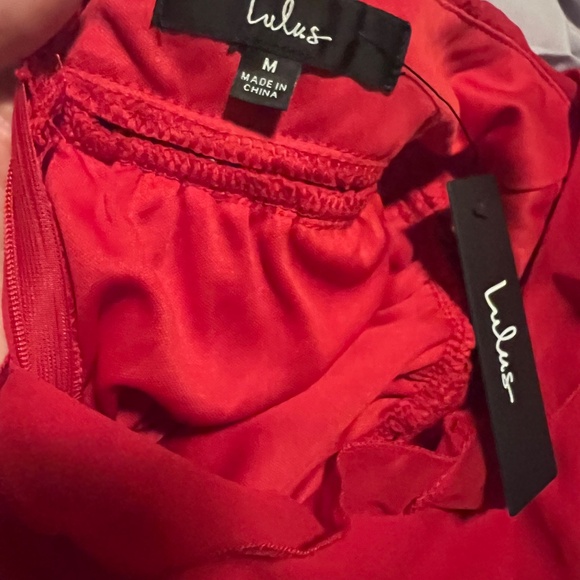 Lulus Dark Red Dress - Picture 4 of 6